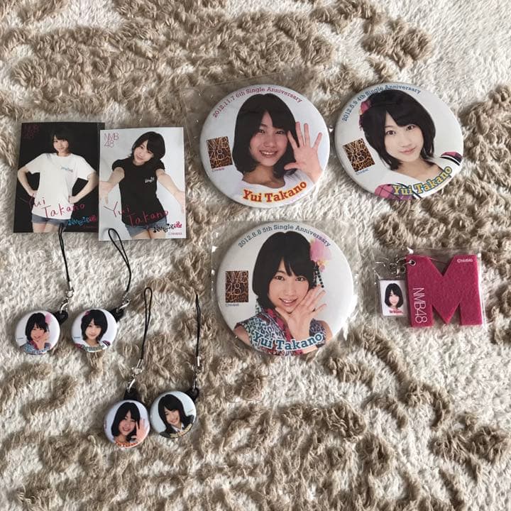 NMB48 吉本坂46 高野祐衣 直筆サイン 色紙 グッズセット