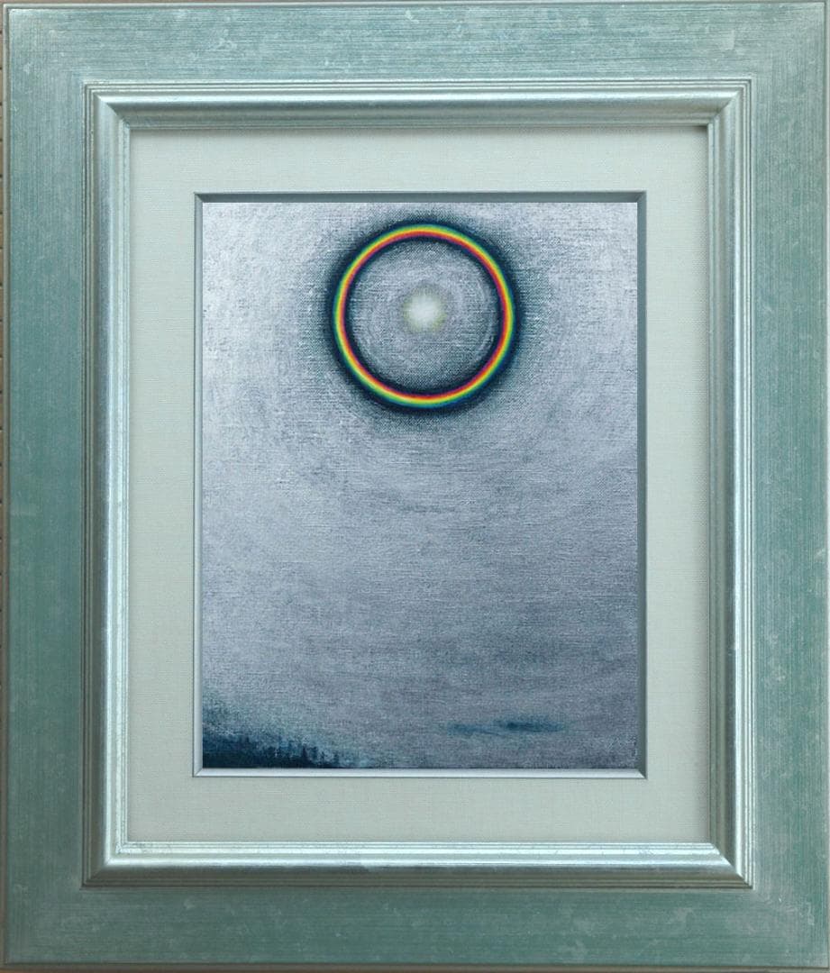 油絵 菅家令子 絵 絵画インテリア F3-S102023 風景 祈り 希望 奇跡