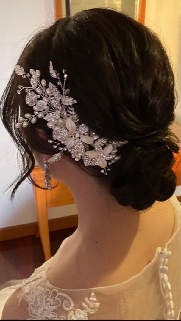 STELLA BRIDAL ヘッドドレスとイヤリングセット