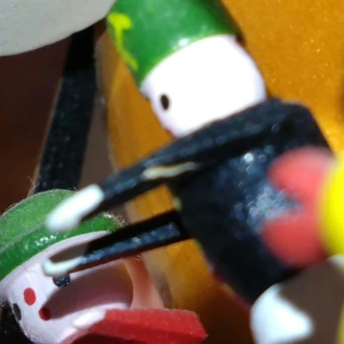 煙出し人形 白い髭のおもちゃ売り屋さん