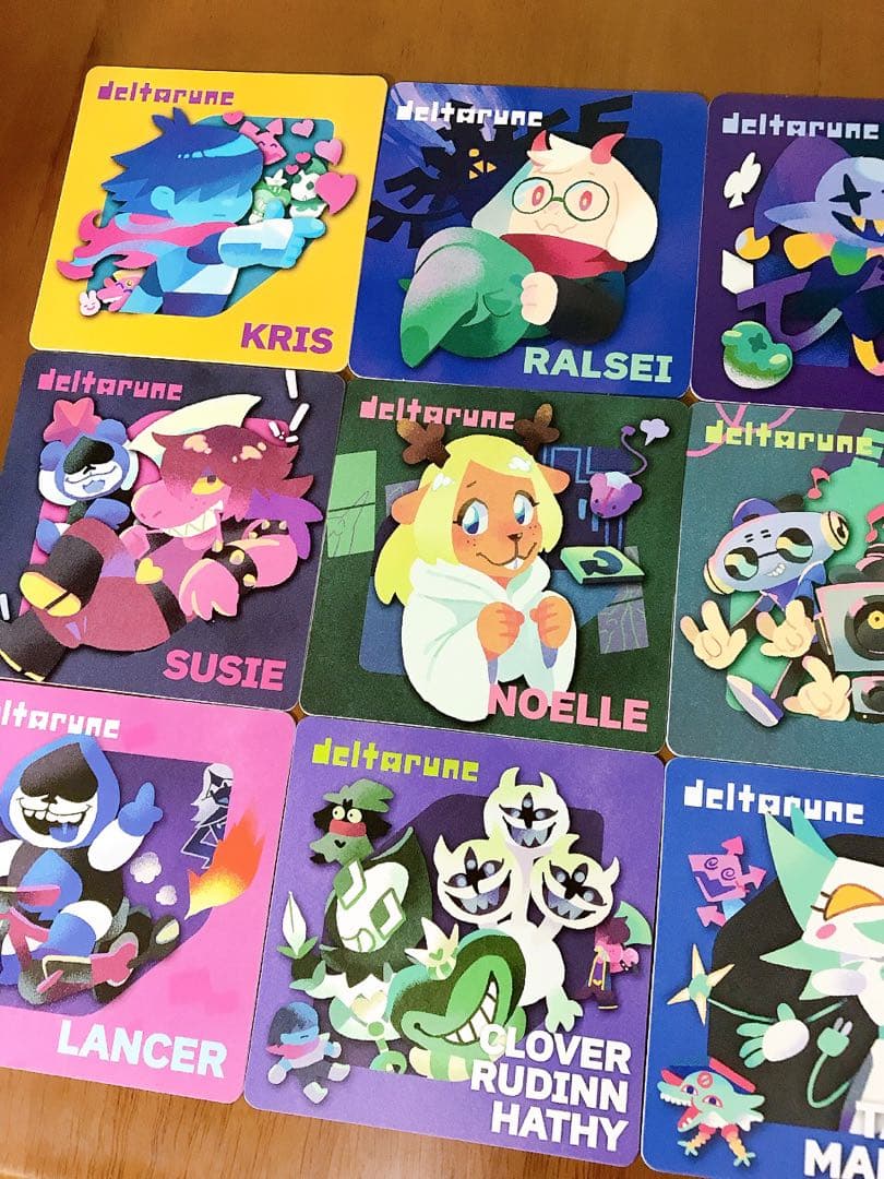 ゲーマー焼き GiGO渋谷 deltarune コースター 12枚セット