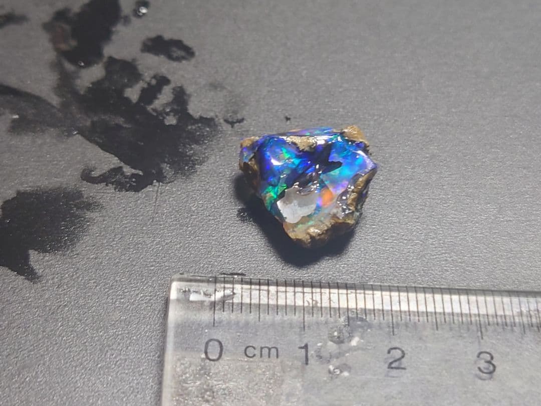 エチオピアウェロ産 オパール 原石 青色 鉱物標本 原石