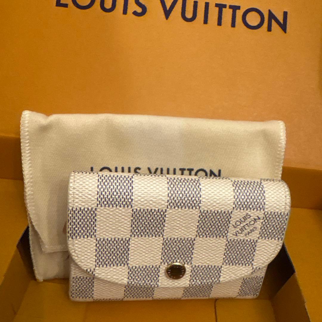 りゅうこ LOUIS VUITTONケース小銭入ポルトモネロザリダミ