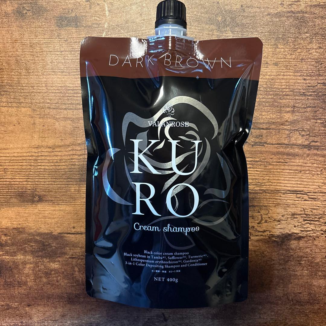 ✨️新品未開封✨️バランローズ KUROクリームシャンプー 400g ダーク