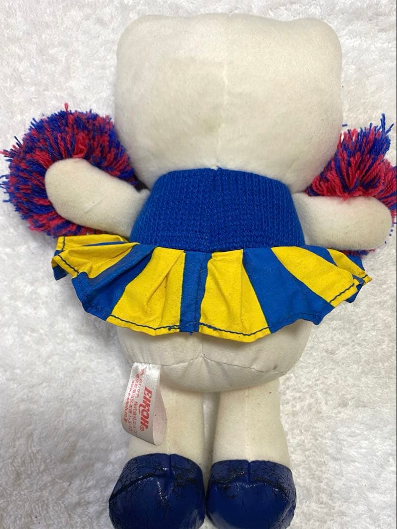 【希少】レトロ　ハローキティ　チアガール3体セット レアサンリオ　ぬいぐるみ
