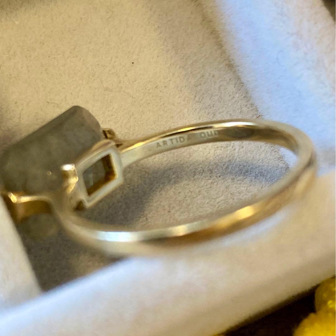 アルティーダウード ラブラドライトレクタングルリング13号