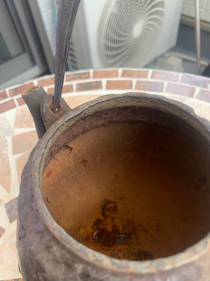 龍文堂造 茶道具図瓢箪形鉄瓶