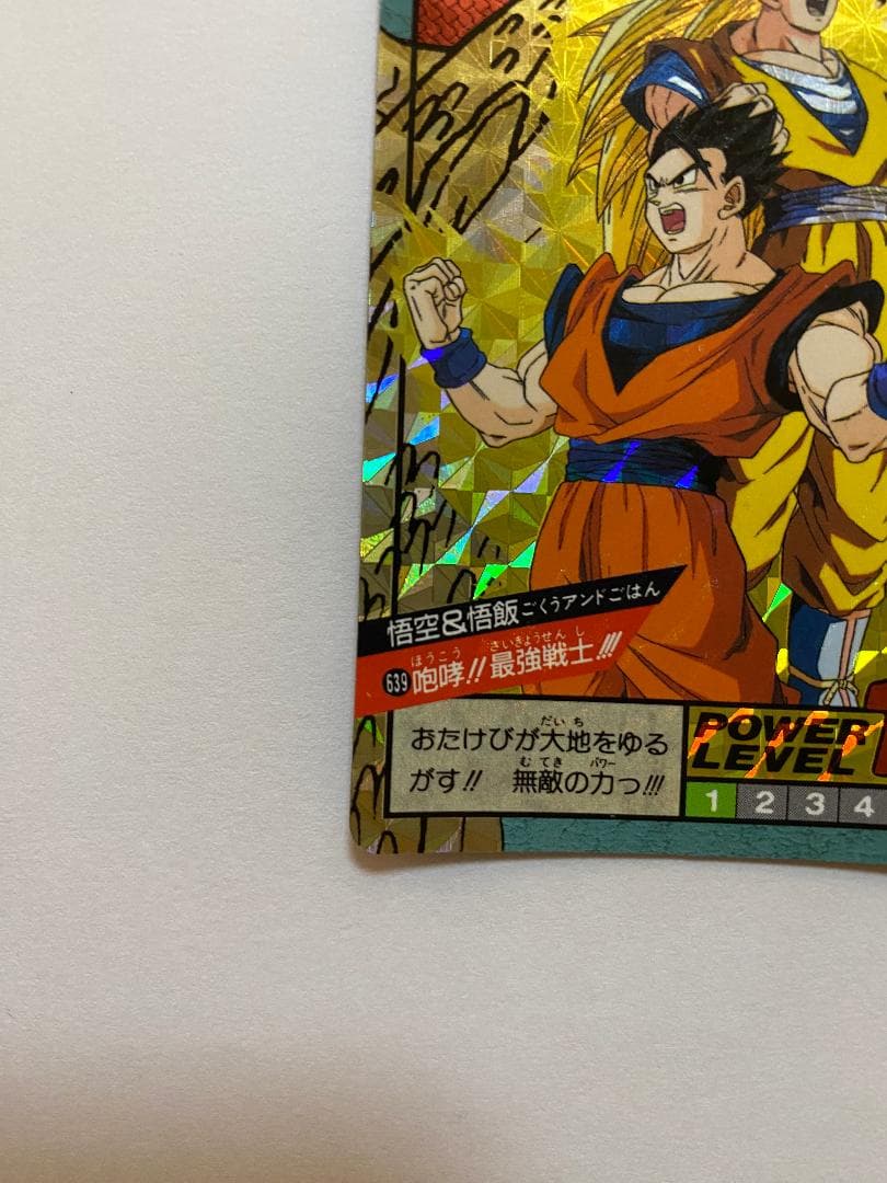 No.639 悟空＆悟飯 ドラゴンボールZ カードダス