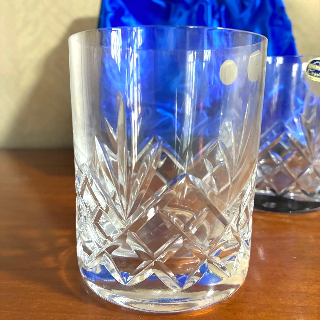 ペアグラス BOHEMIA CRYSTAL カットグラス 2個セット 未使用 - メルカリ