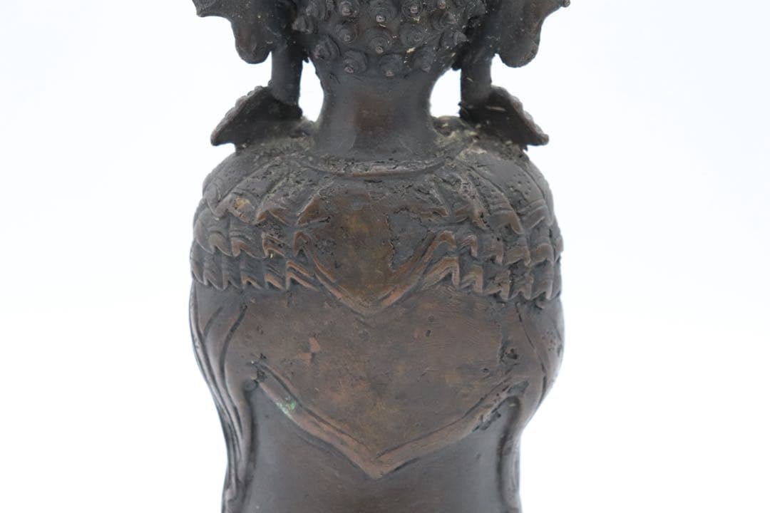 中国　明時代　銅製仏像　大日如来　送料込み250526