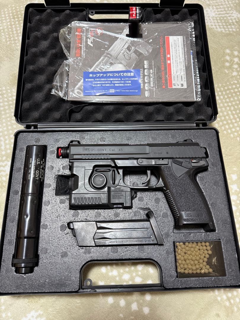 takk SOCOM MK23 ガスガン フルセット 予備マガジン1個付き
