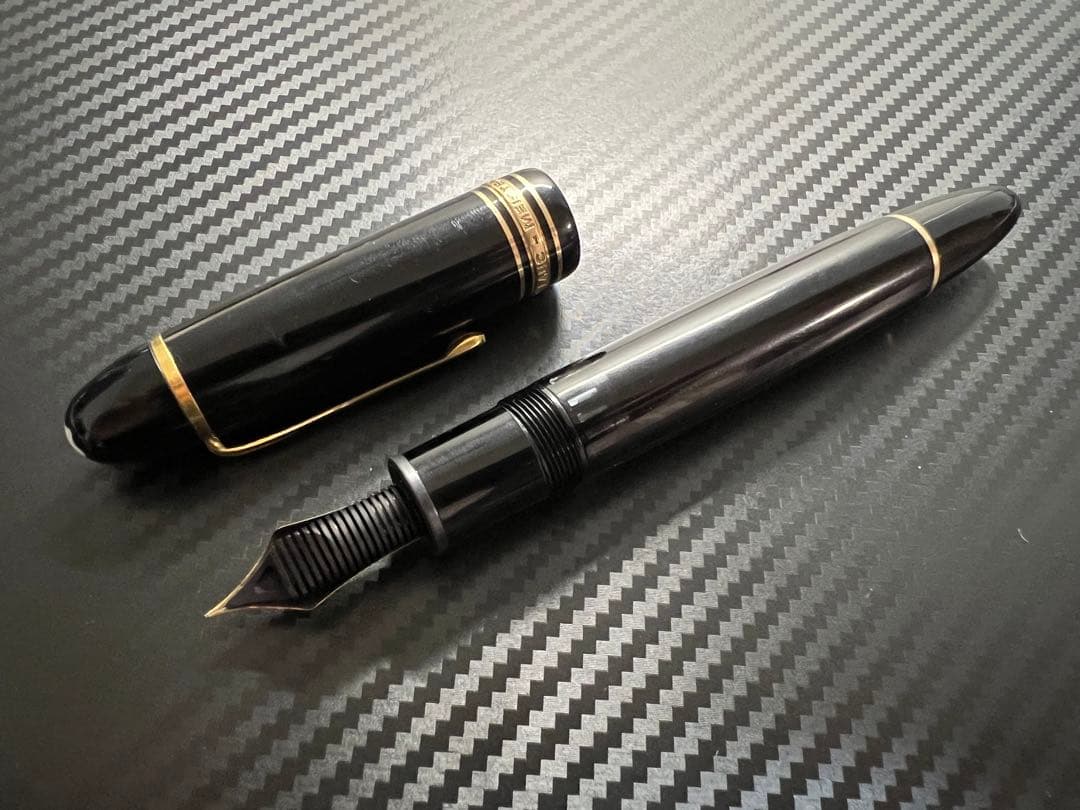 モンブラン マイスターシュテュック 149 万年筆 F 細字 14C 3帯 - メルカリ