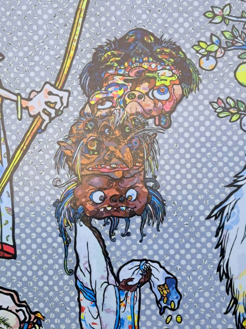 村上隆 魂の譲渡 ポスター アート 人気画家 (草間彌生 奈良美智)