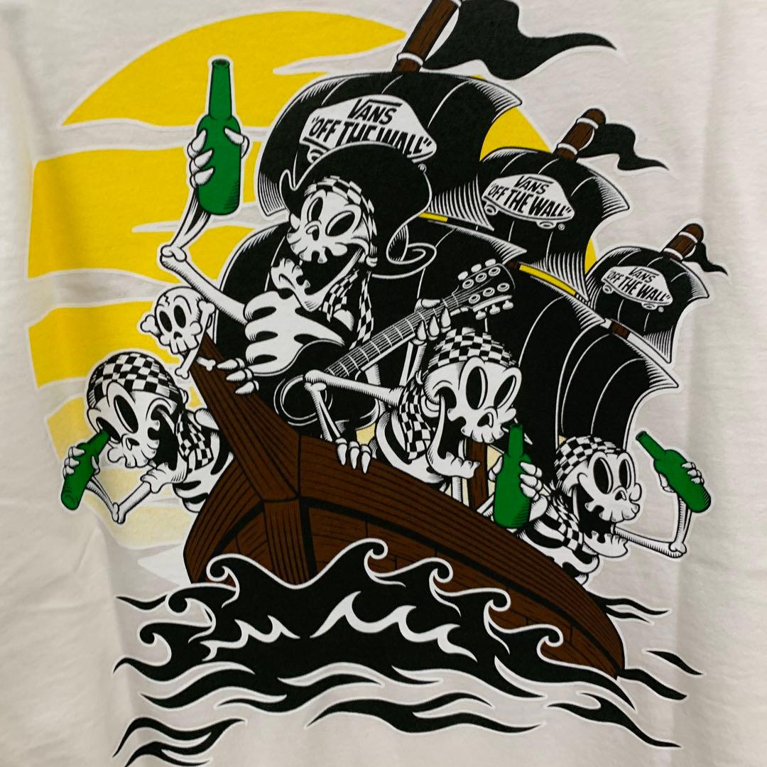 ELLEGARDEN X VANSコラボ Tシャツ ホワイト XL