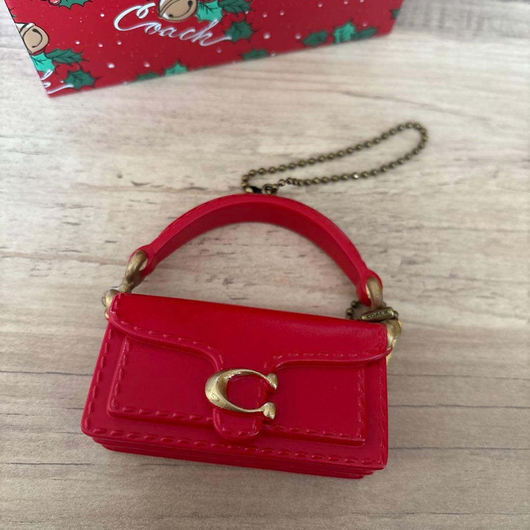 非売品 coachクリスマスノベルティ ミニバッグ - メルカリ