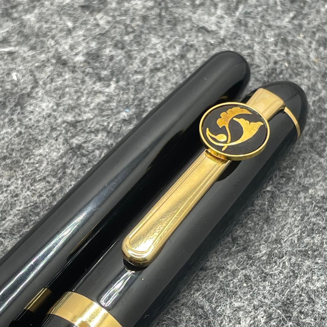 PE1226□プラチナ万年筆 万年筆 #3776 光助作 肥後象嵌 箱付き