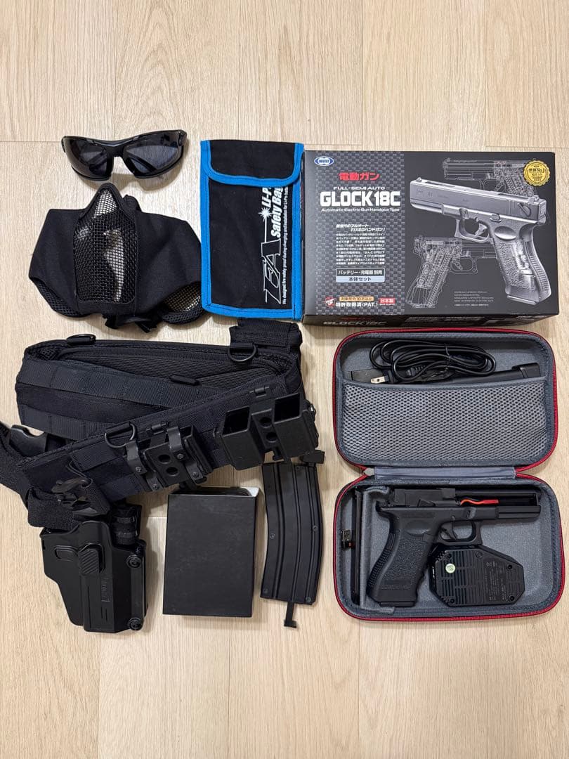 電動ガン サバゲー 東京マルイ グロック18C セット 東京マルイ