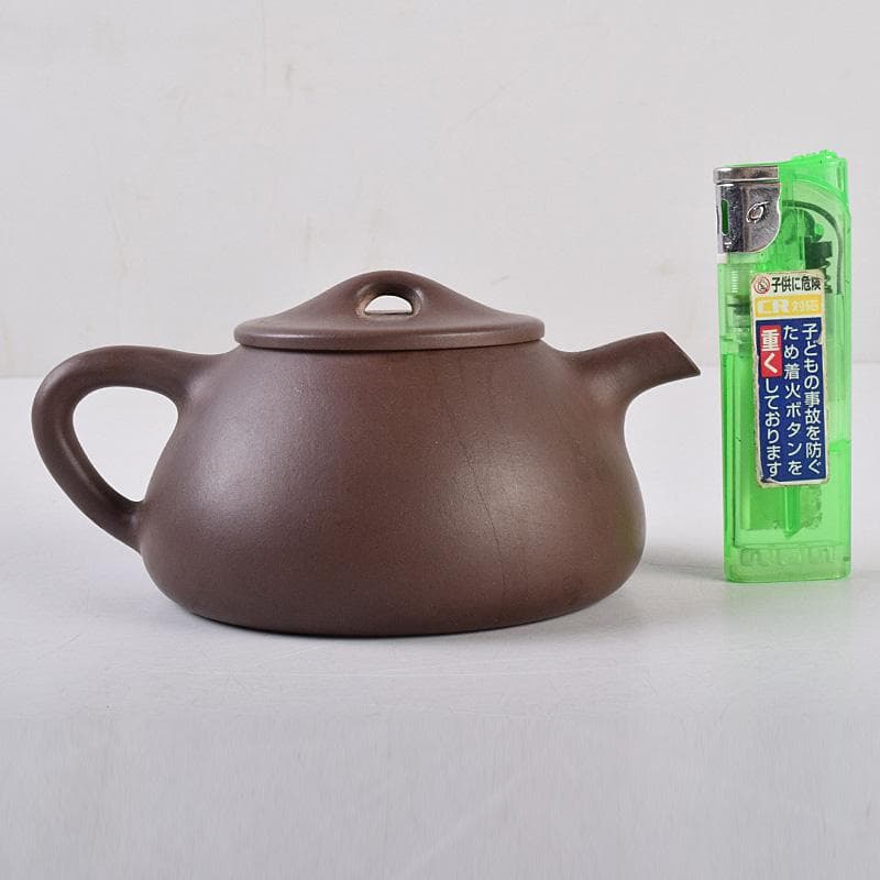 中国 寅春銘 紫砂 朱泥 漢詩刻 急須 茶壷 M R8982