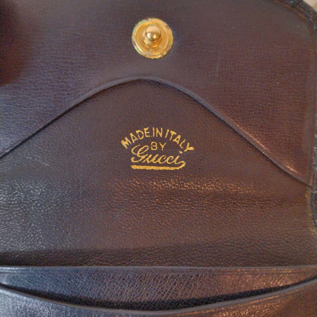 未使用 GUCCI ブラック ケース 小銭入れ GG柄