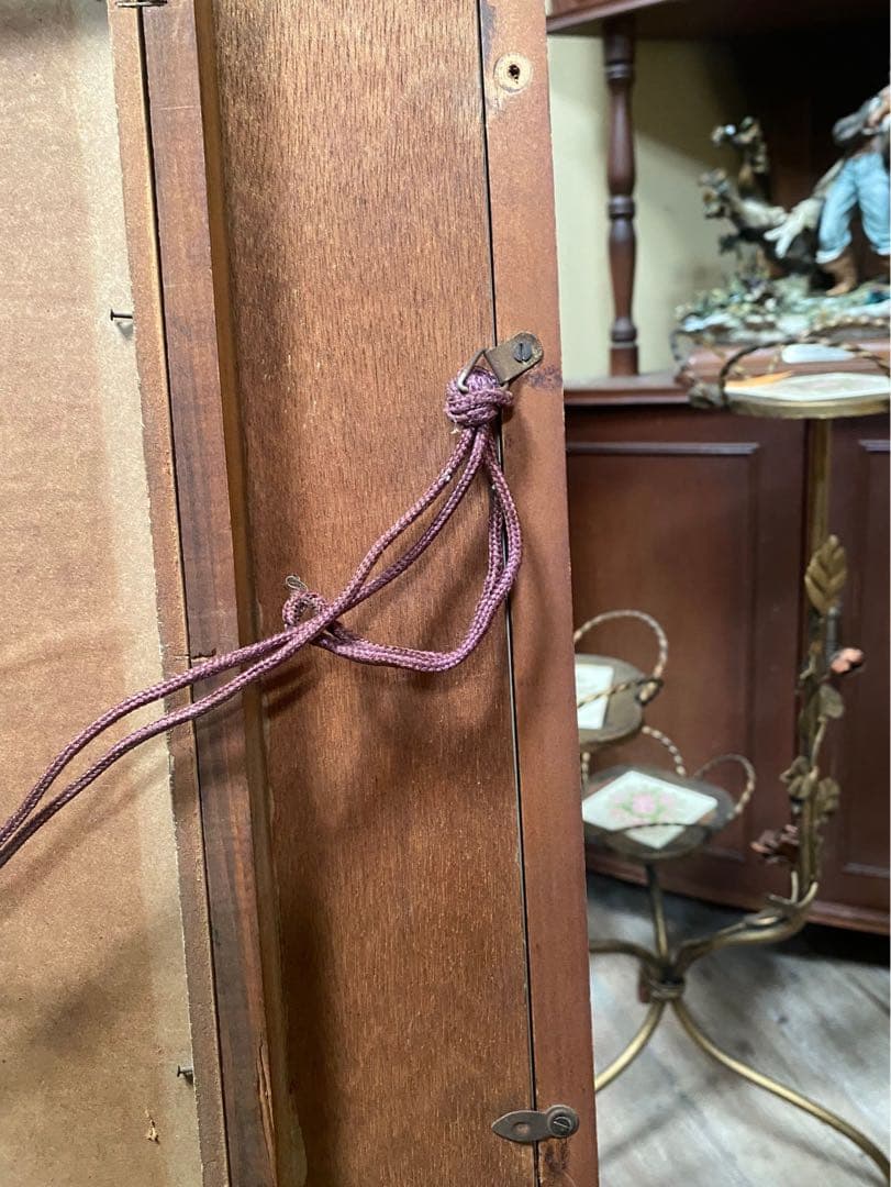 若石賛花 直筆サイン入り 静かなる森 風景画 油絵 インテリア