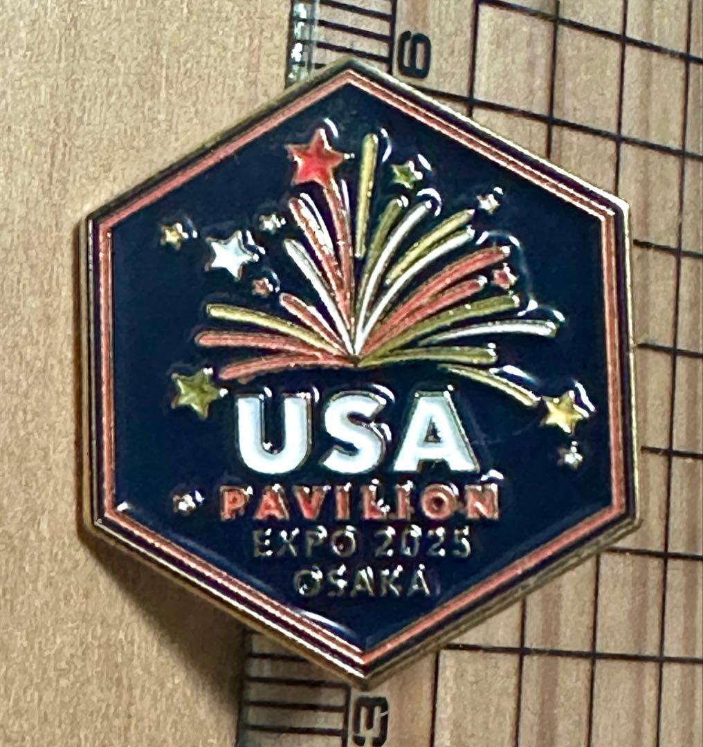 【激レア非売品】USA パビリオン Expo 2025 Osaka ピンバッジ