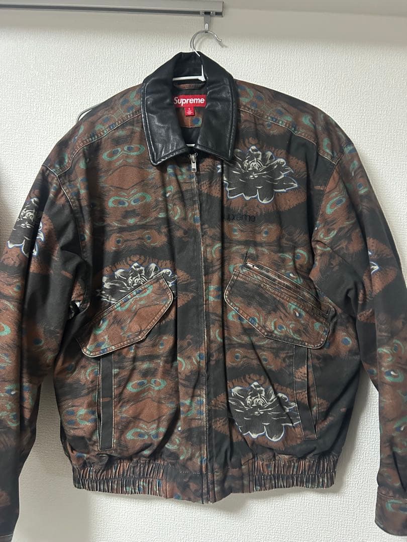 ジャケット・アウター Supreme Leather collar utility jacket S