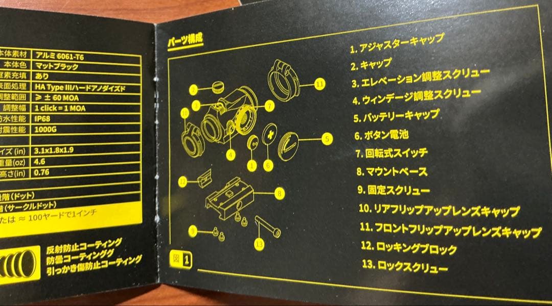 DMAG T-2 black ドットサイト ( aimpoint T2)