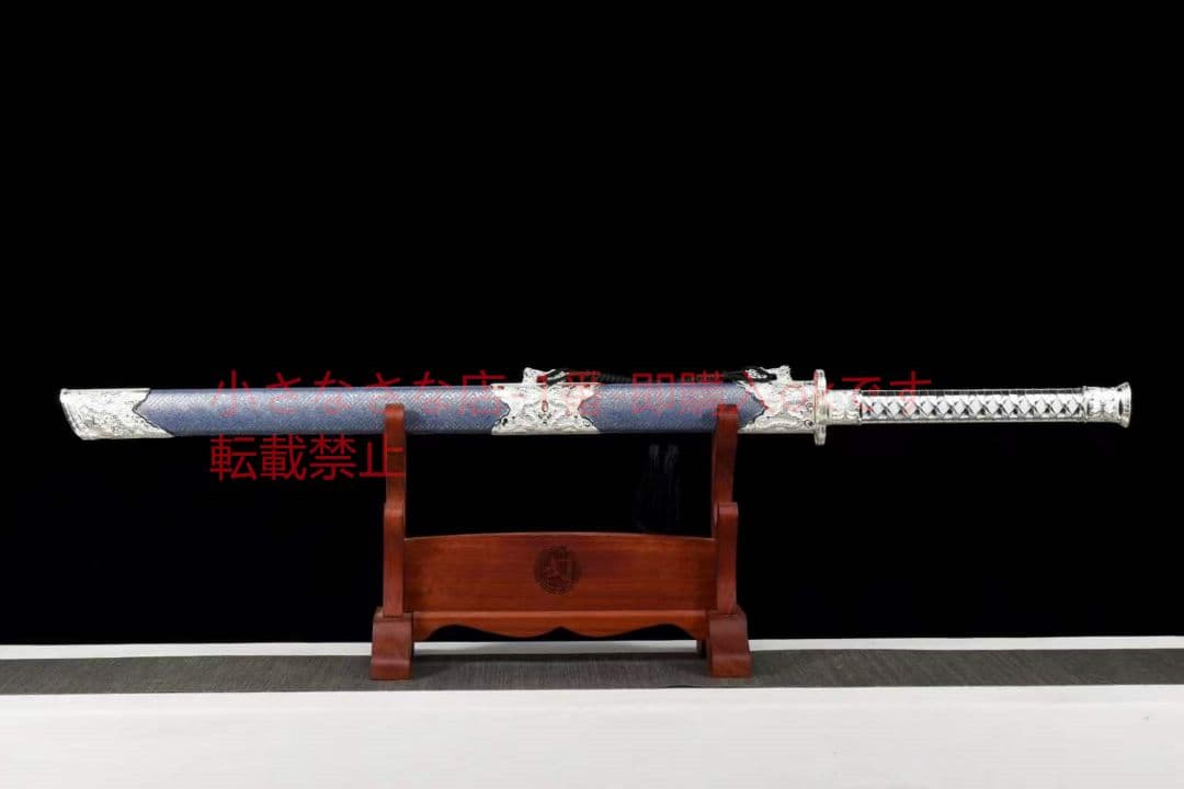 黒金古刀紫陌塵  古兵器 武具 刀装具 日本刀 模造刀 居合刀