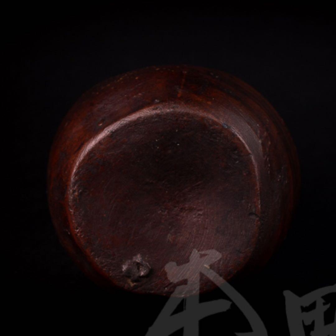 備前瓢型大茶入 幕末～明治 骨董品 備前焼