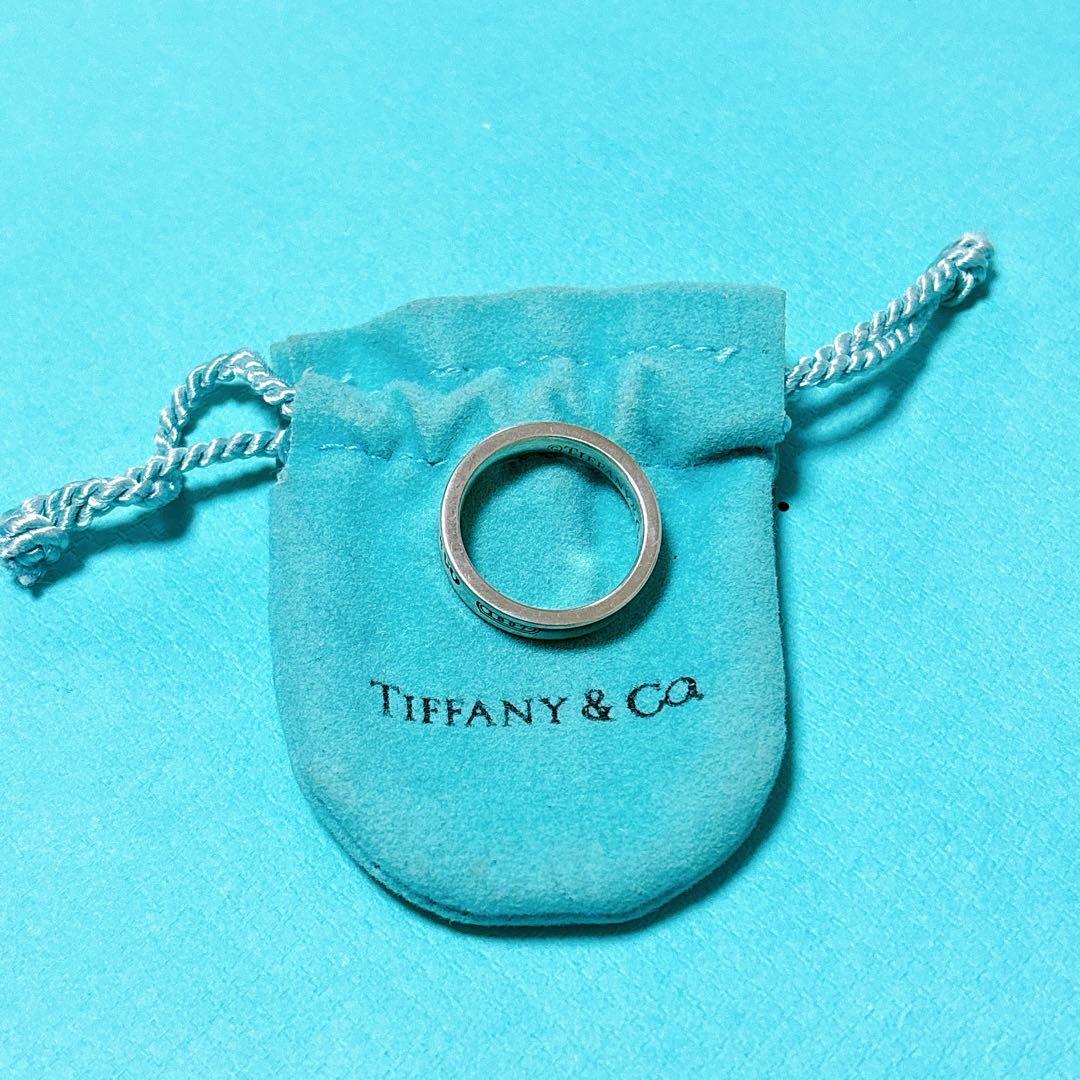 【美品】9号 Tiffany ティファニー 1837 ナローリング SV925