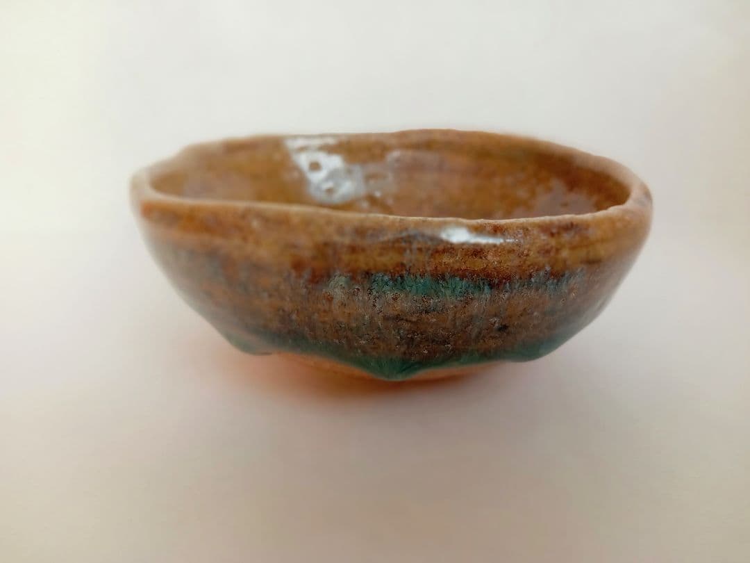 唐津焼　岡本作礼　黄唐津ぐい呑 唐津焼 岡本作礼 黄唐津ぐい呑 唐津焼 岡本作礼 黄唐津ぐい呑 唐津焼 岡本