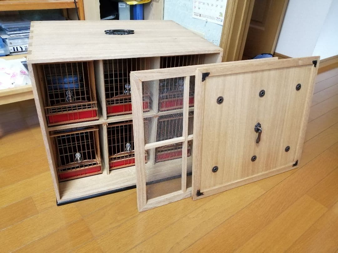 メジロ籠 6組セット 名人籠 外箱セット