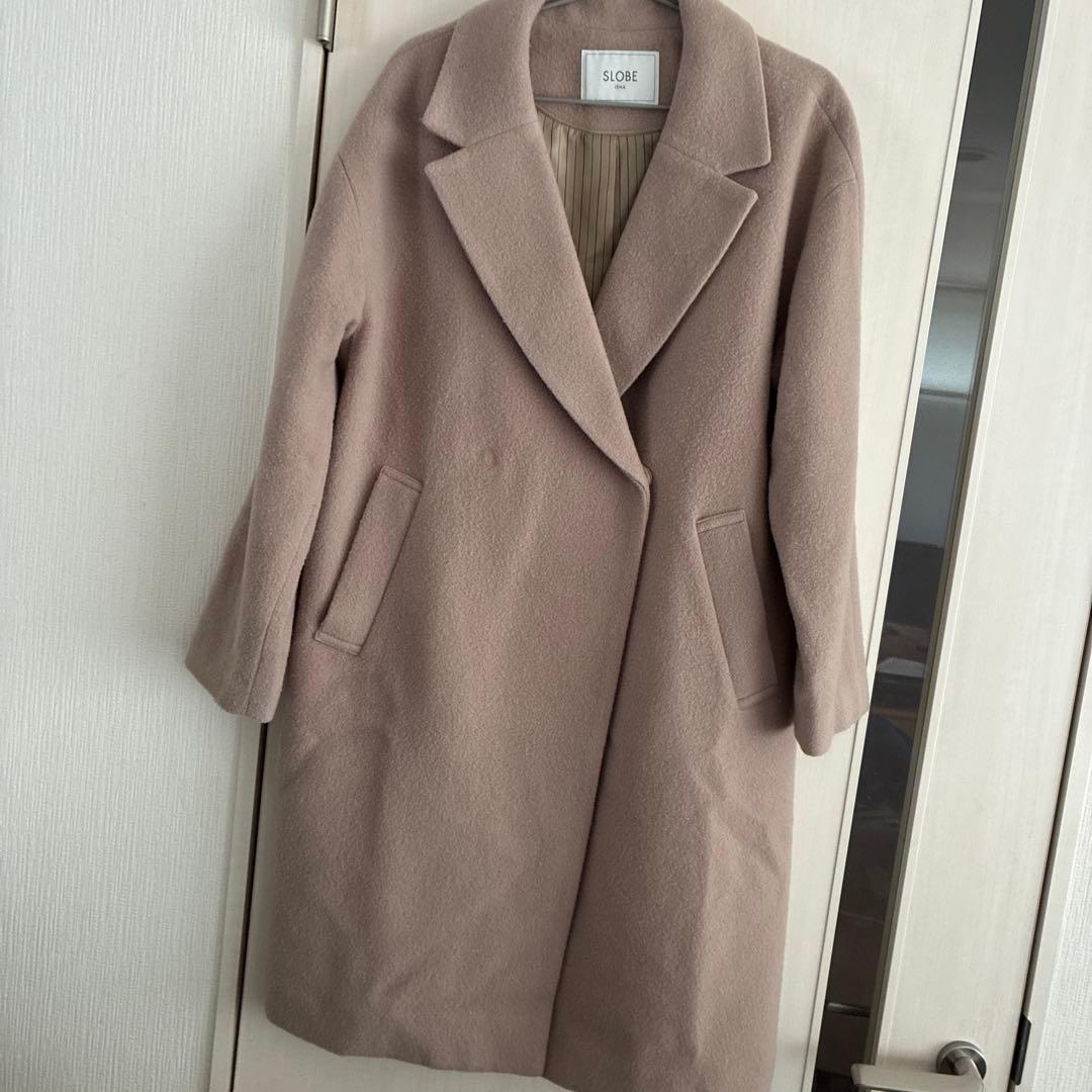 SLOBE IENA インペリアルモッサビッグラペルオーバーコート人気 - メルカリ