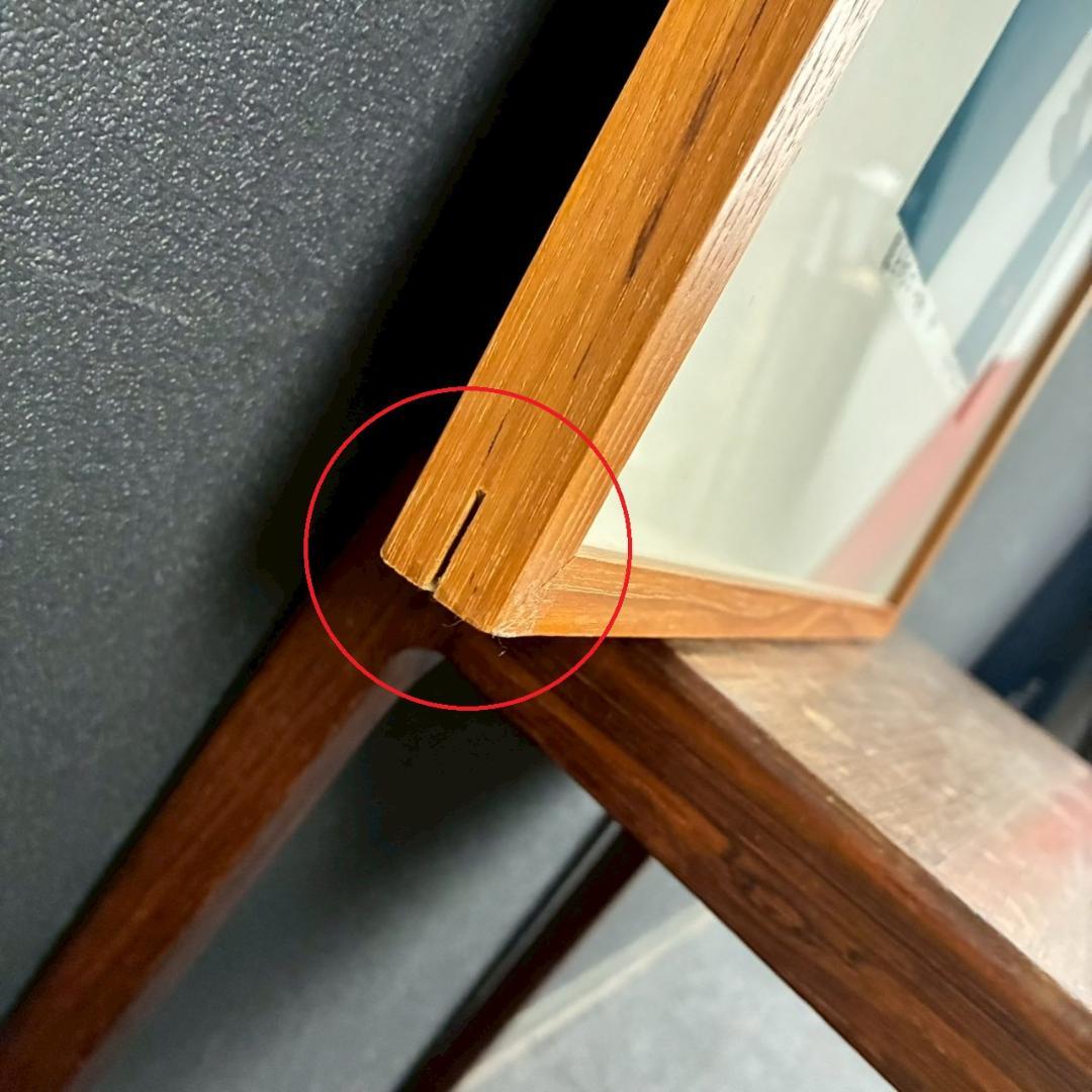 畦地梅太郎「鳥とともに」木版画 直筆サイン入り 1969年作 山男 版画家