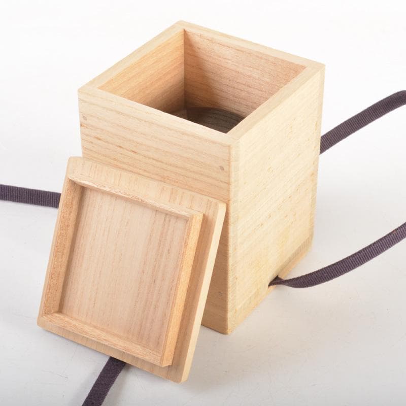 茶道具　黒漆　棗　桐箱付　V　6271