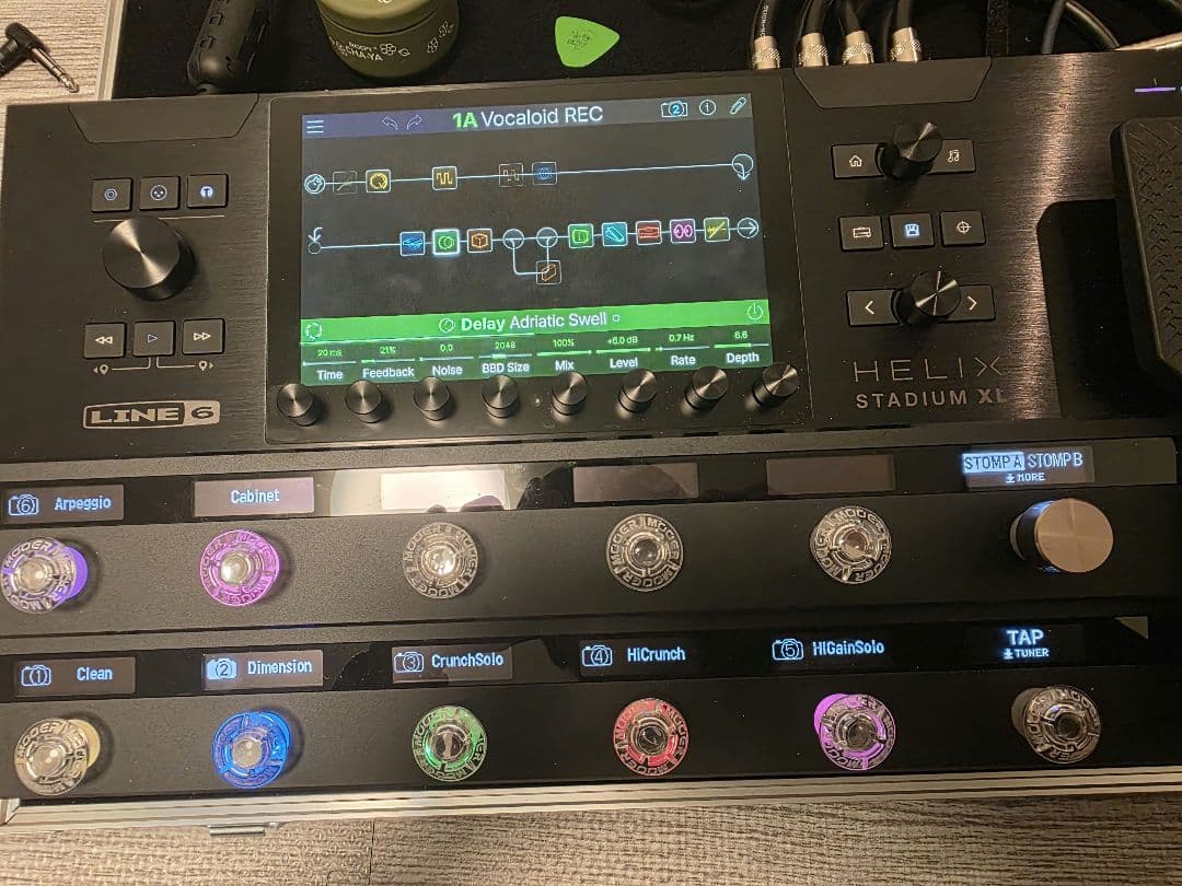 HELIX STADIUM XL エフェクターボード希望により付属