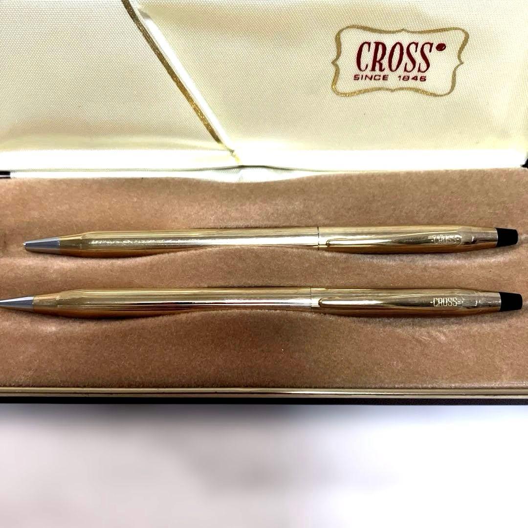 CROSS クロス ボールペン ゴールド シャープペンシルゴールド セット