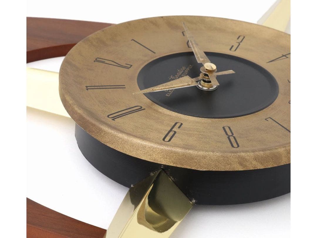 ミッドセンチュリー　レトロフューチャー　掛け時計