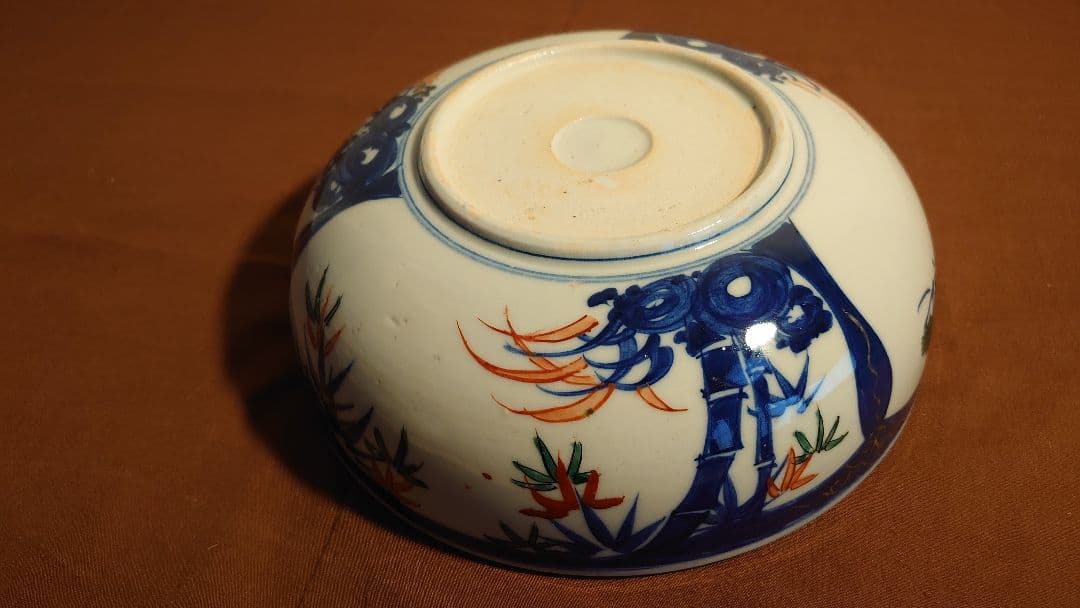 大聖寺伊万里　古伊万里　伊万里　色絵　金彩　菓子鉢　蔵出し　１客