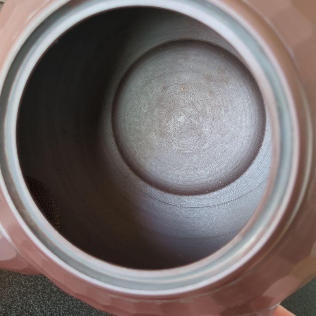 美品 韓国 希少 未使用 森伊呂久 万古焼 急須 木箱入 ダイヤカット 茶器