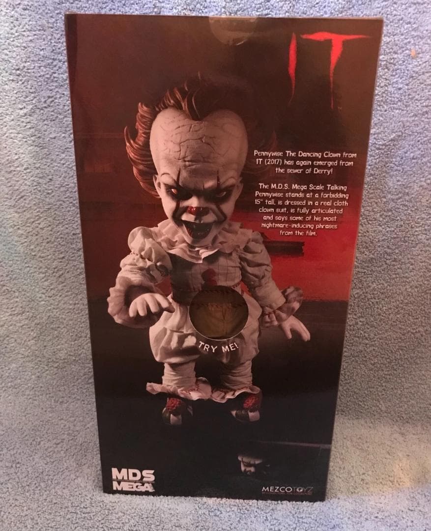 IT ペニーワイズ トーキングフィギュア　MEZCO 15インチ