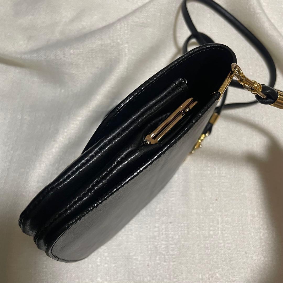 ✨希少美品 KENZO FUKUI 福井謙三 窓 ショルダーバッグ レザー 本革