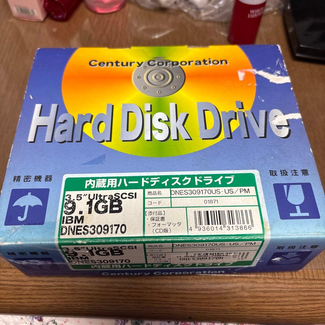 内蔵型ハードディスクドライブ IBM DNES309170 9.1GB 3.5ultra SCSI HDD