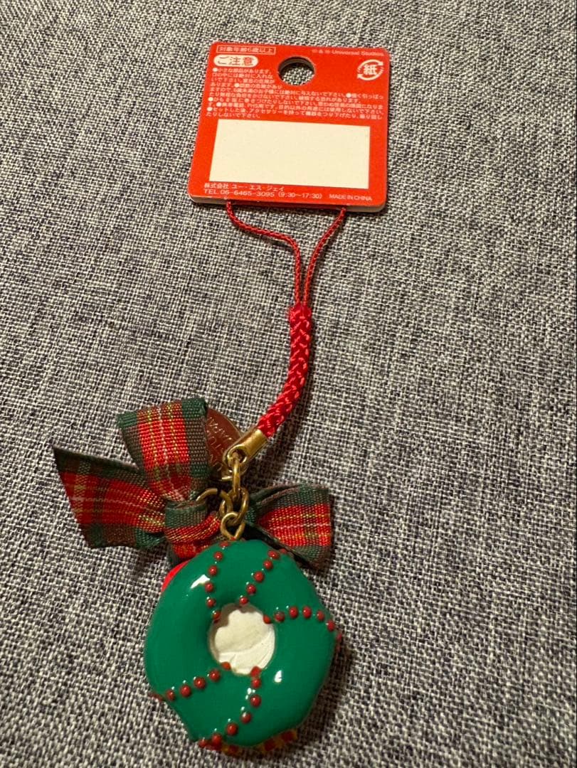 ユニバーサルスタジオジャパン　スヌーピー　ストラップ　クリスマス　USJ