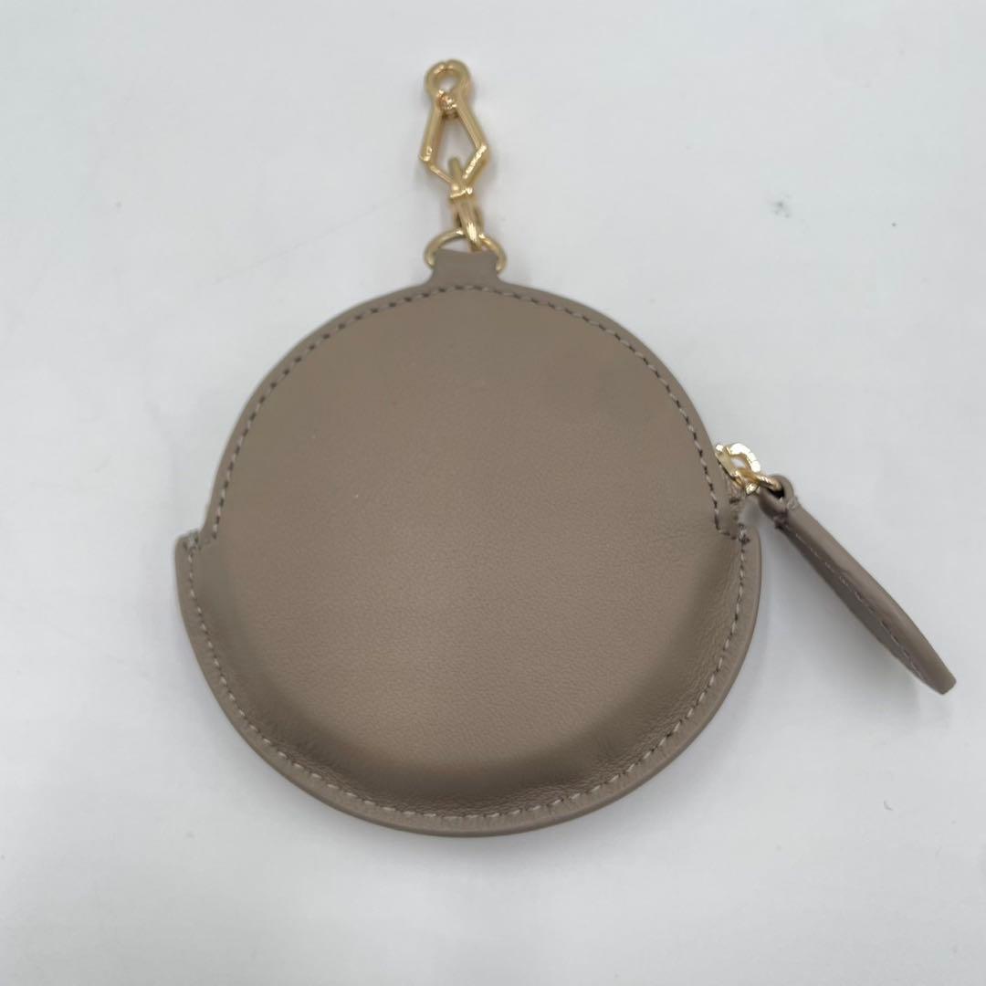 【未使用級】 マックスマーラ カーフレザー ストラップ マルチケース グレージュ