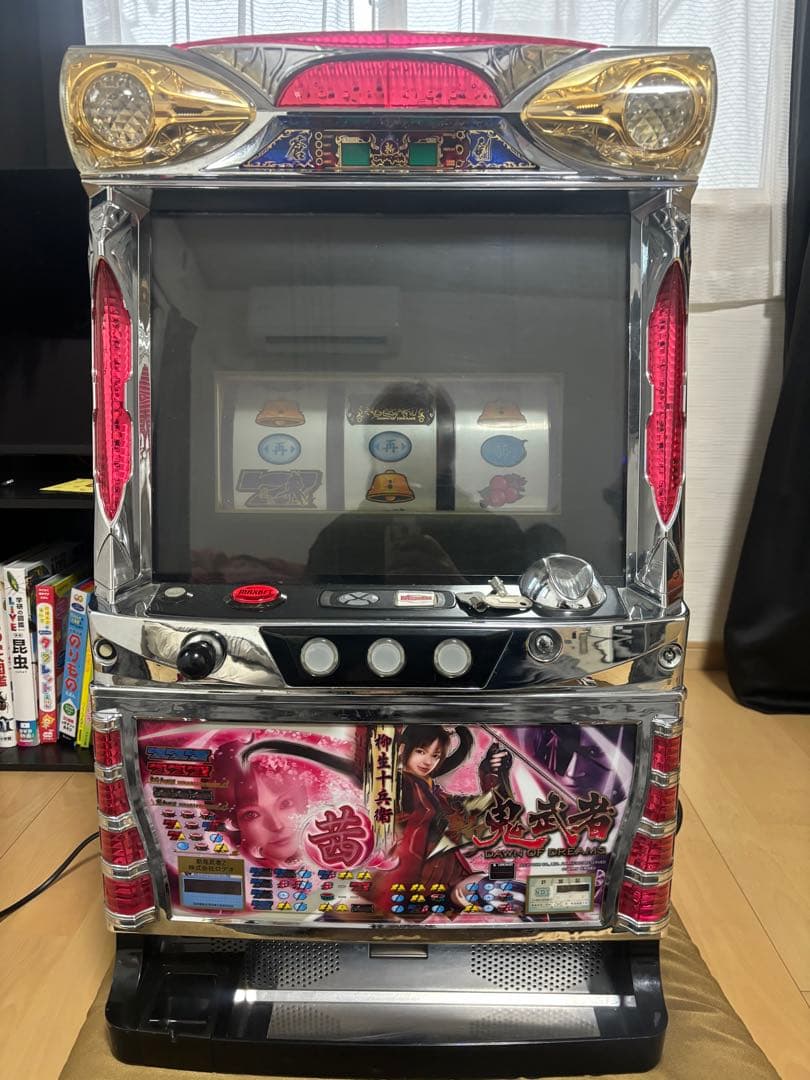 新鬼武者 茜 パネル 実機 スロット コイン不要機付き