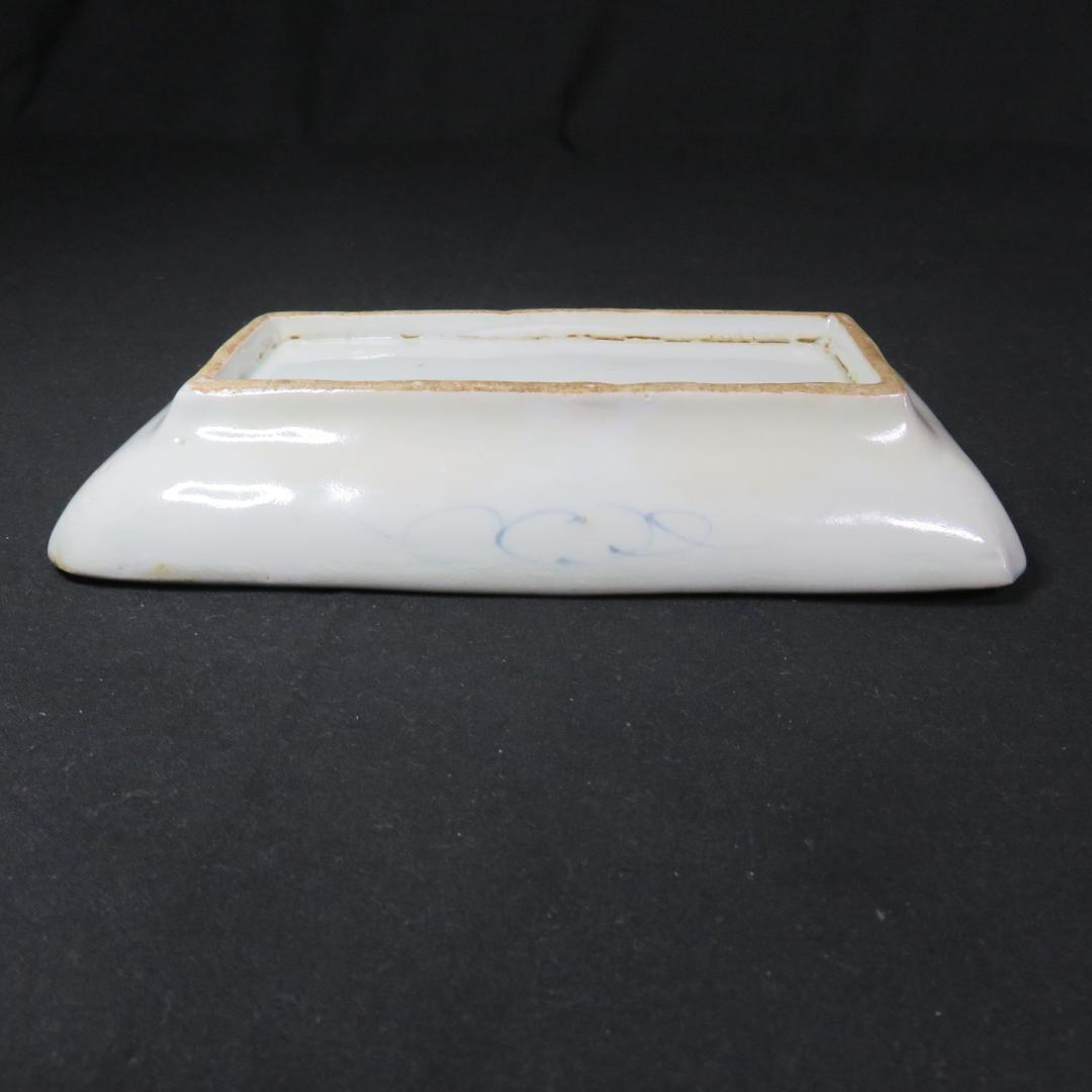 長角皿 長皿 古伊万里 染付 江戸 窯傷 歪み スレ僅か 美品 - メルカリ