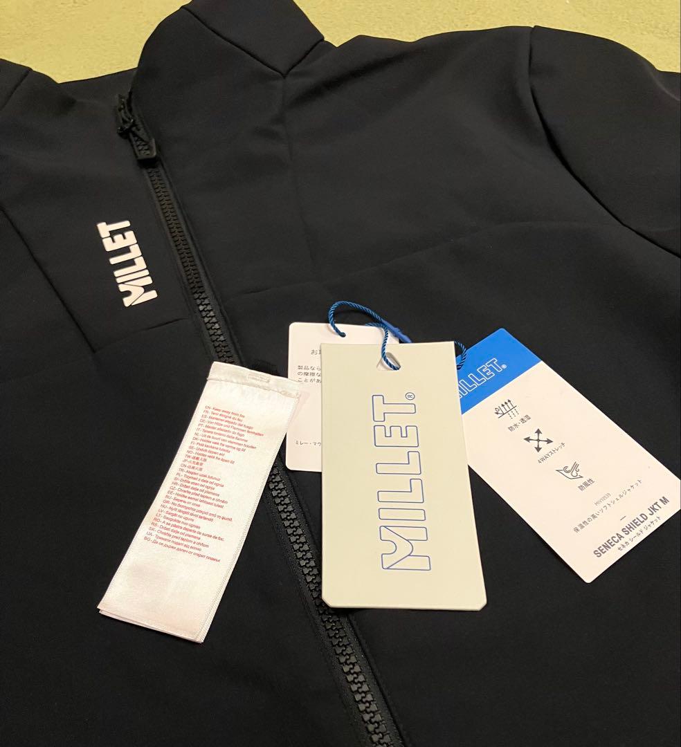 極美品ミレー MILLET 防風ソフトシェル　セネカシールドジャケット L JP