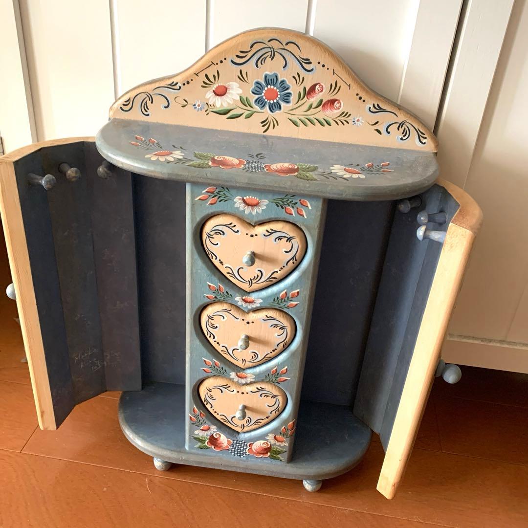 オンライン ストアハンドメイド・手芸 - ハート型引き出しの木製小物