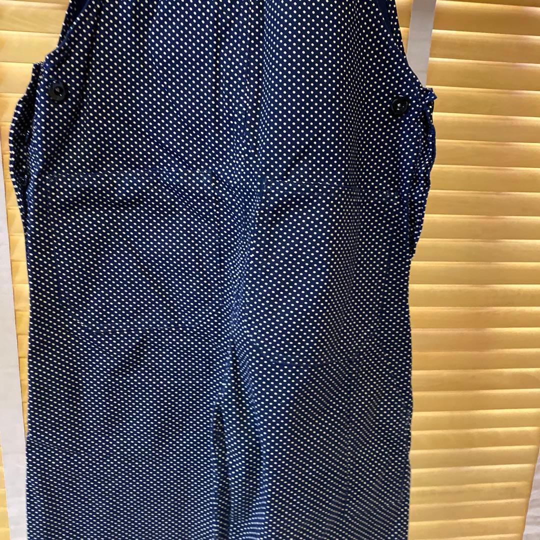 BEAMS BOY ドット柄 オーバーオール